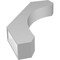Ekena Millwork 4-in. W x 22-in. D x 34-in. H Legacy Architectural Grade PVC Knee Brace BRCP04X22X34LEC - alternate 6
